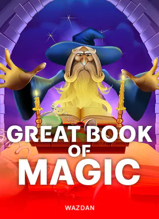 ภาพเกมสล็อต Great Book Of Magic ธีมตำราเวทมนตร์ลึกลับ
